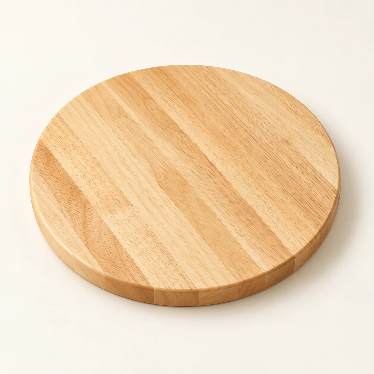 Grove Round Board, natural rubberwood round board