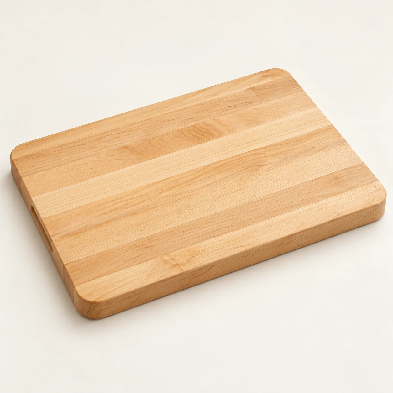 Forest Table Board, natural rubberwood rounded rectangle board